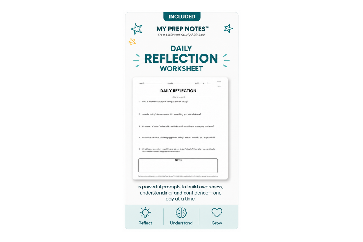 My Prep Notes™ Back-to-School Bundle