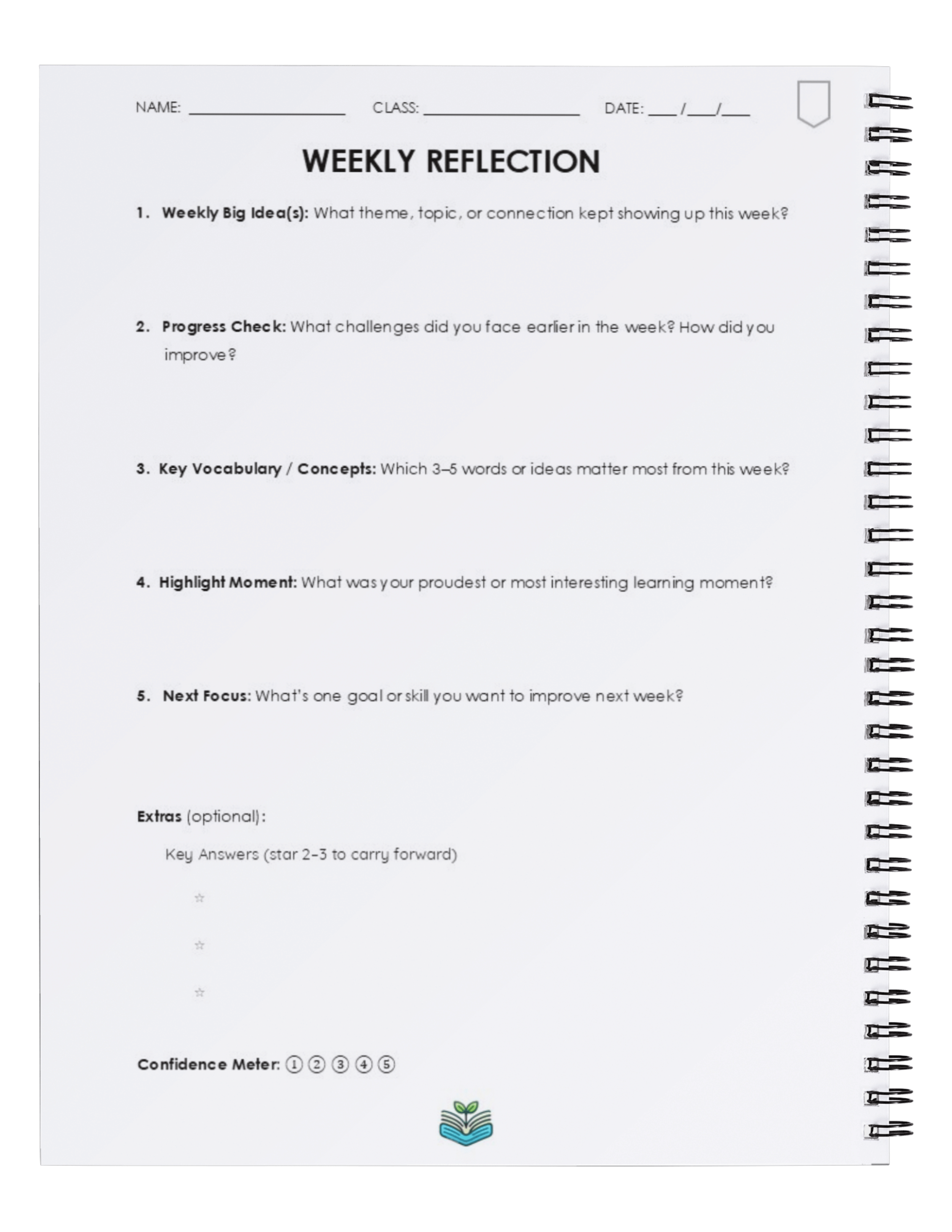 My Prep Notes™️ Digital 1-Subject Notebook