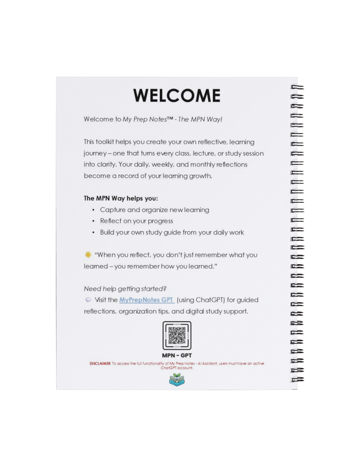 MY PREP NOTES • TOOLKIT – My Prep Notes